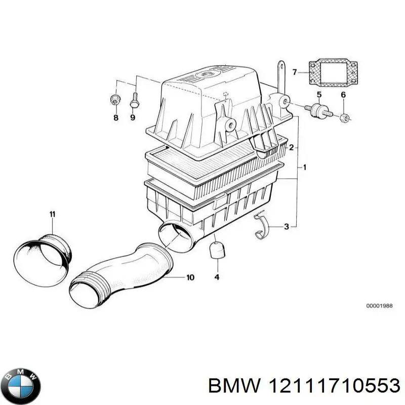 Купити 12111710553 BMW 