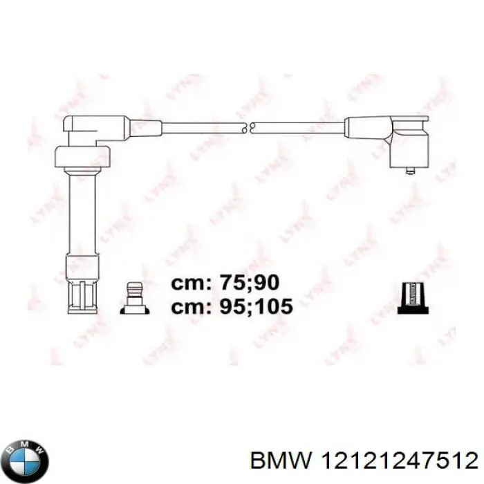 Дроти запалювання BMW 12121247512 ціна, від 107.68 USD