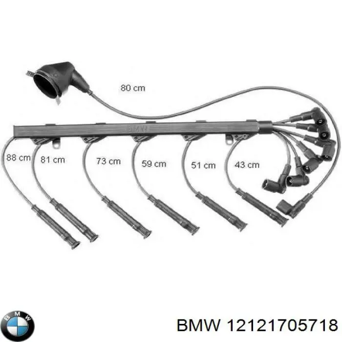 Дроти запалювання BMW 12121705718 ціна, від 27.62 USD