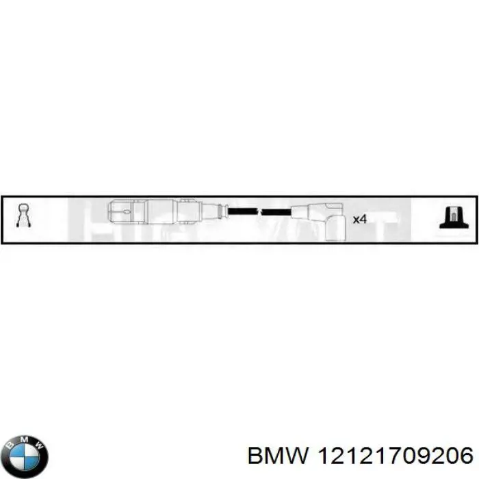 Дріт високовольтний BMW 12121709206