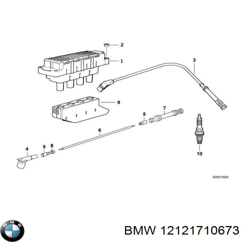  BMW 12121710673 ціна, від 16.40 USD