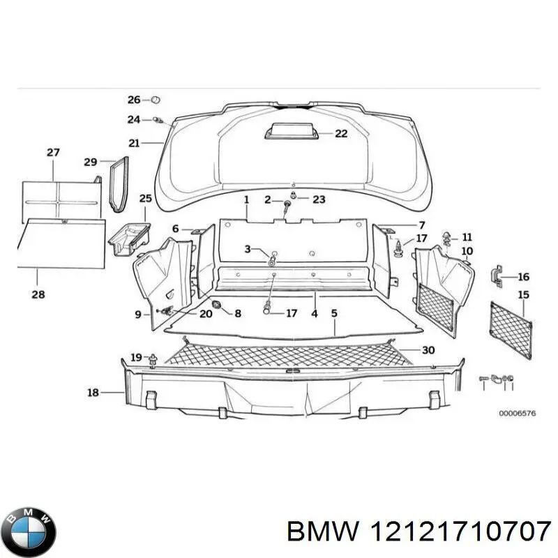 12121710707 BMW Свічковий накінечник