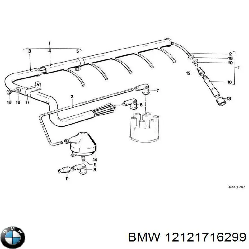  BMW 12121716299 ціна, від 36.58 USD