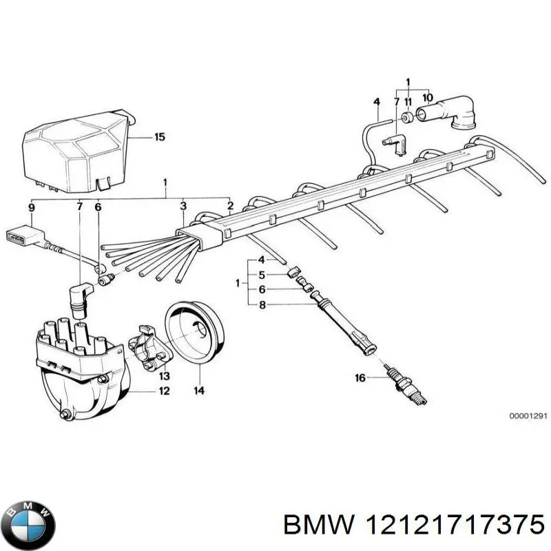 Дроти запалювання Beru B101D ціна, від 14.01 USD