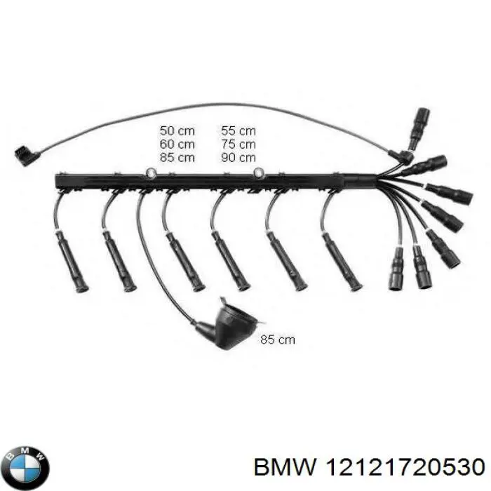 Купити 12121720530 BMW Провід високовольтні, комплект
