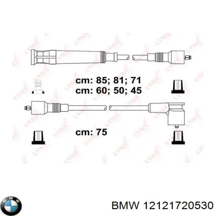 12121720530 BMW Проводи високовольтні