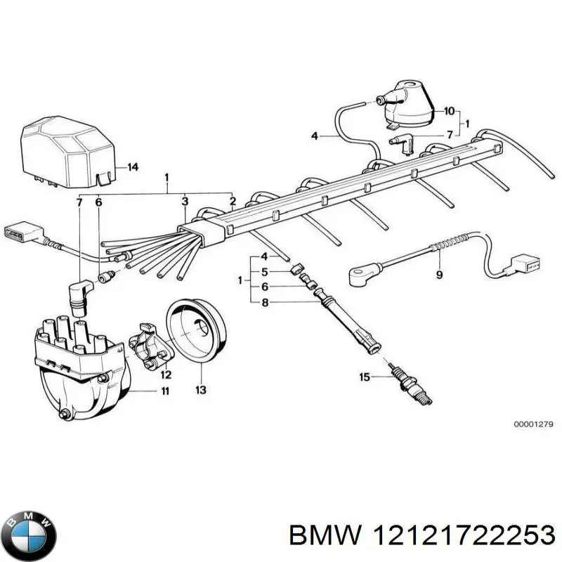 Дроти запалювання BMW 12121722253 ціна, від 543.25 USD