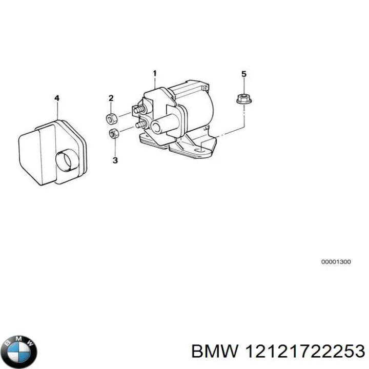 Купити 12121722253 BMW Провід високовольтні, комплект