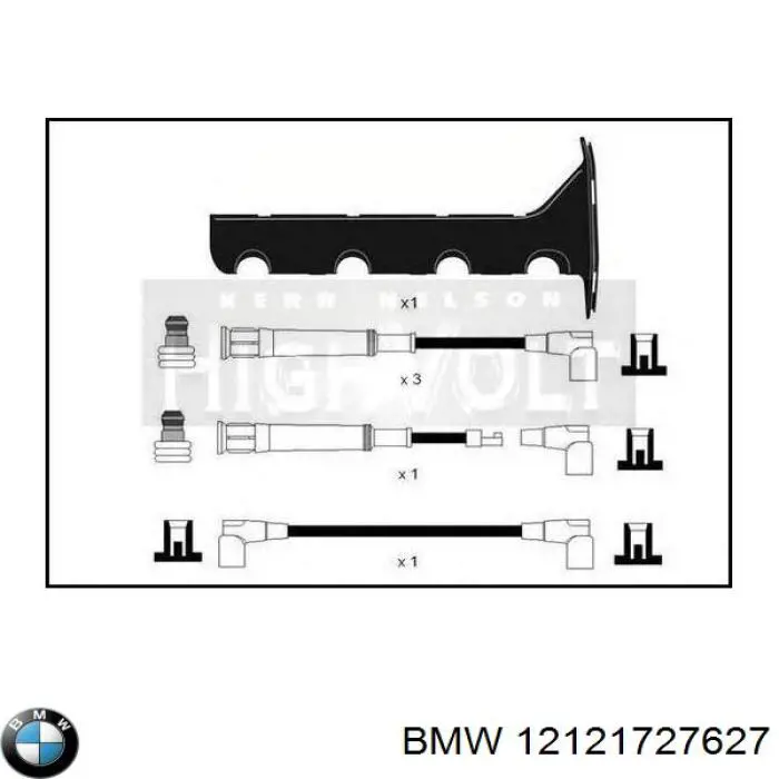 Дроти запалювання BMW 12121727627 ціна, від 45.27 USD