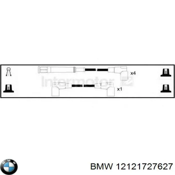 Купити 12121727627 BMW Провід високовольтні, комплект