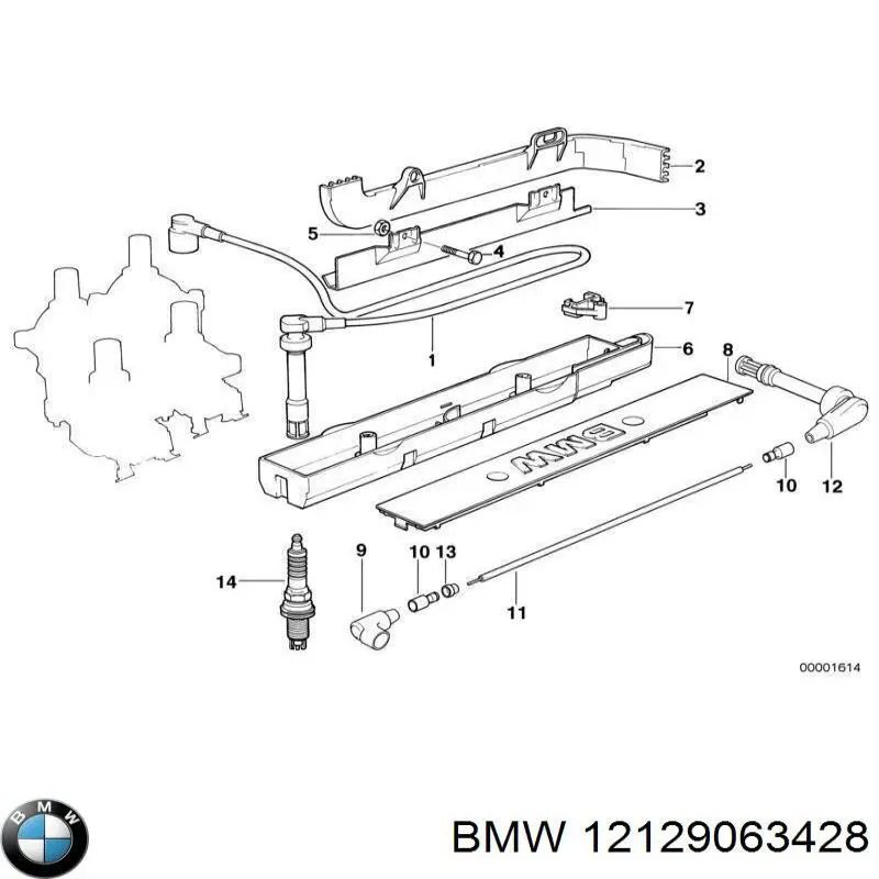 Купити 12129063428 BMW Свічка запалювання