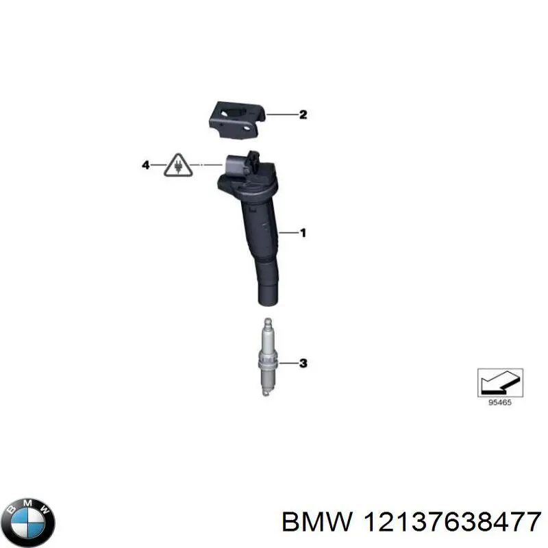 Котушка запалювання BMW 12137638477 ціна, від 27.44 USD