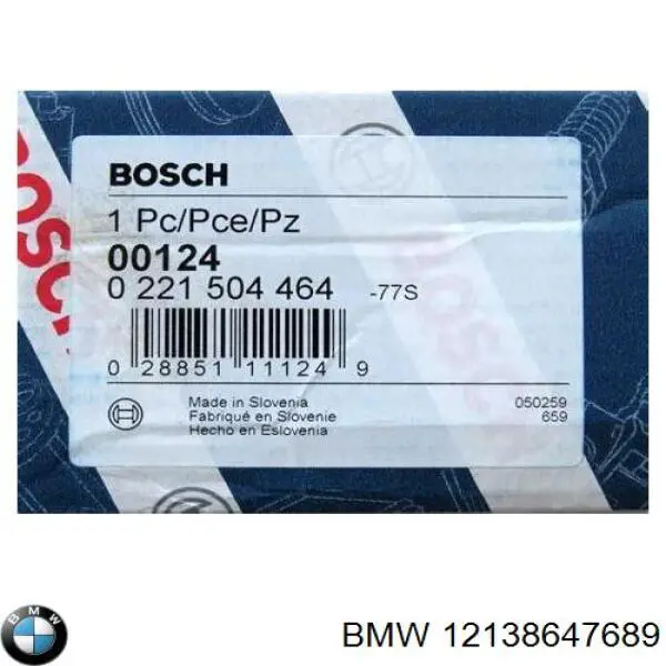 Котушка запалювання 12138647689 BMW