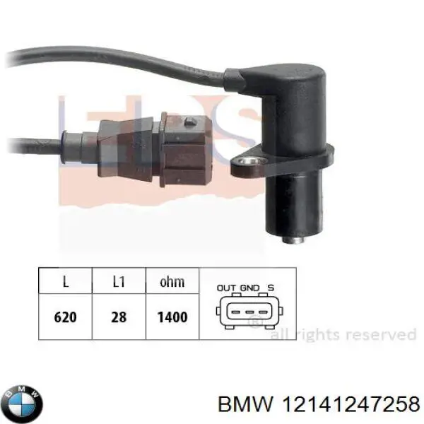 Датчик фаз BMW 12141247258 ціна, від 28.77 USD