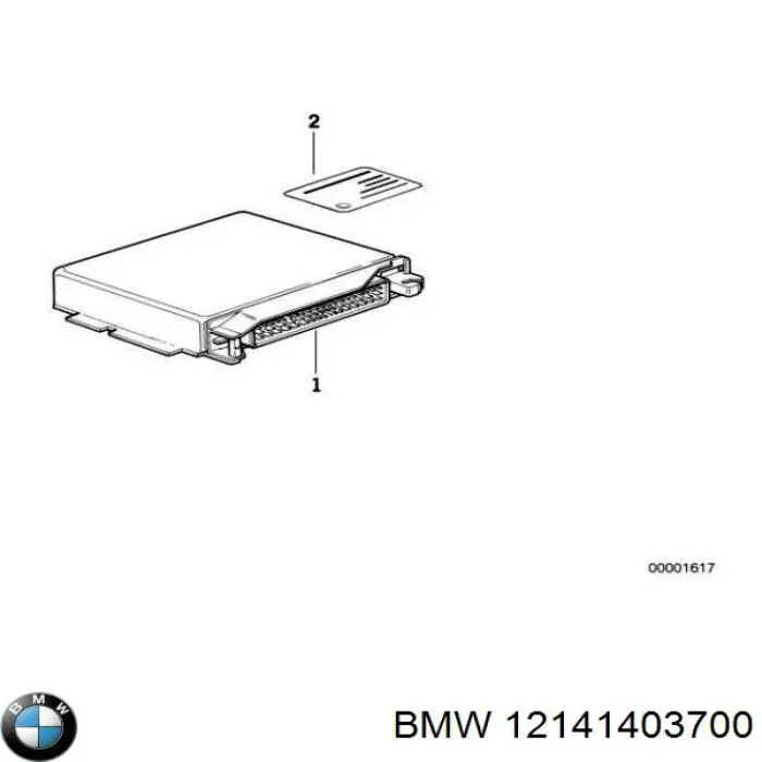 12141403700 BMW Блок електронного управління