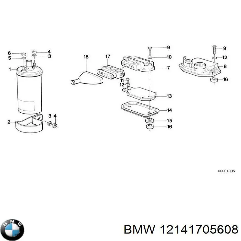 Комутатор системи запалювання на BMW 3 (E21)