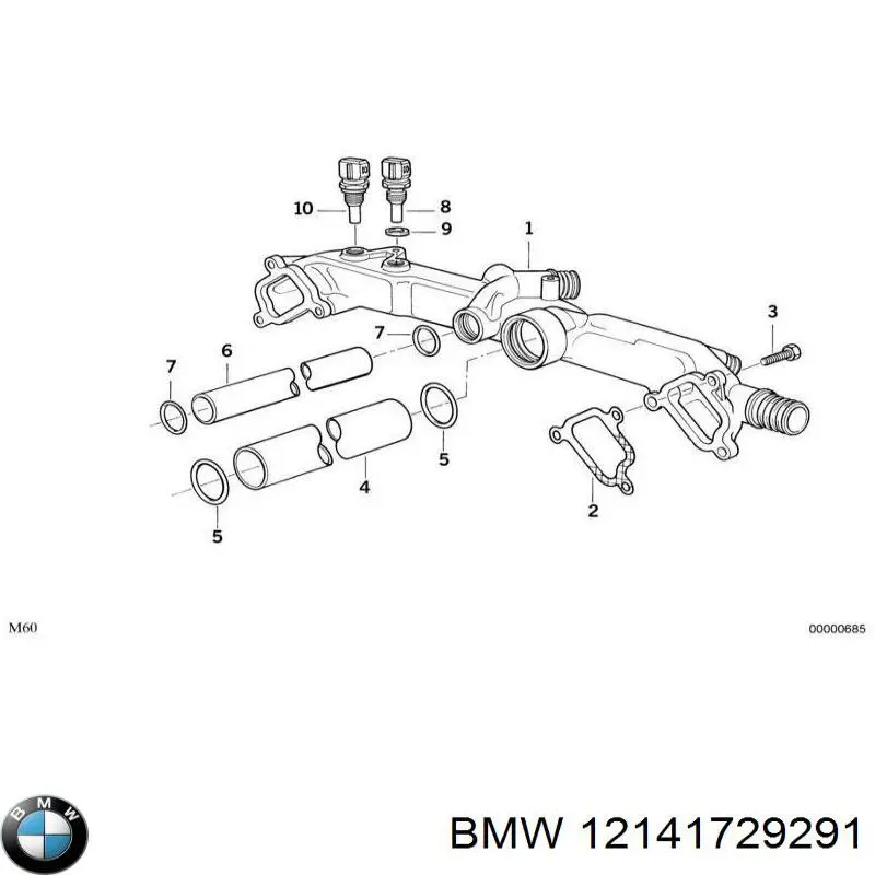 12141729291 BMW датчик положення розподільного