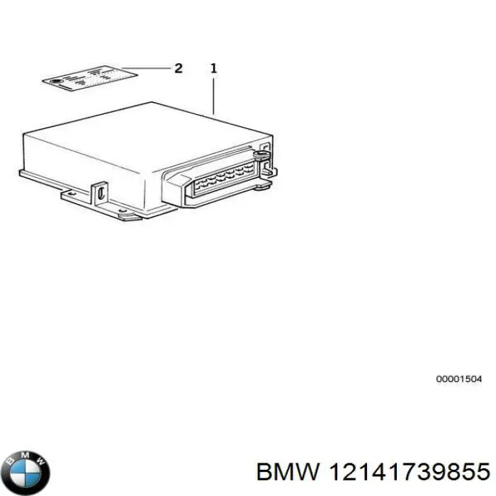 Електронний блок керування двигуном 1739855 BMW