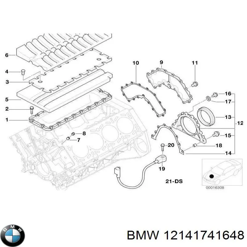 Датчик детонації BMW 12141741648 ціна, від 183.30 USD