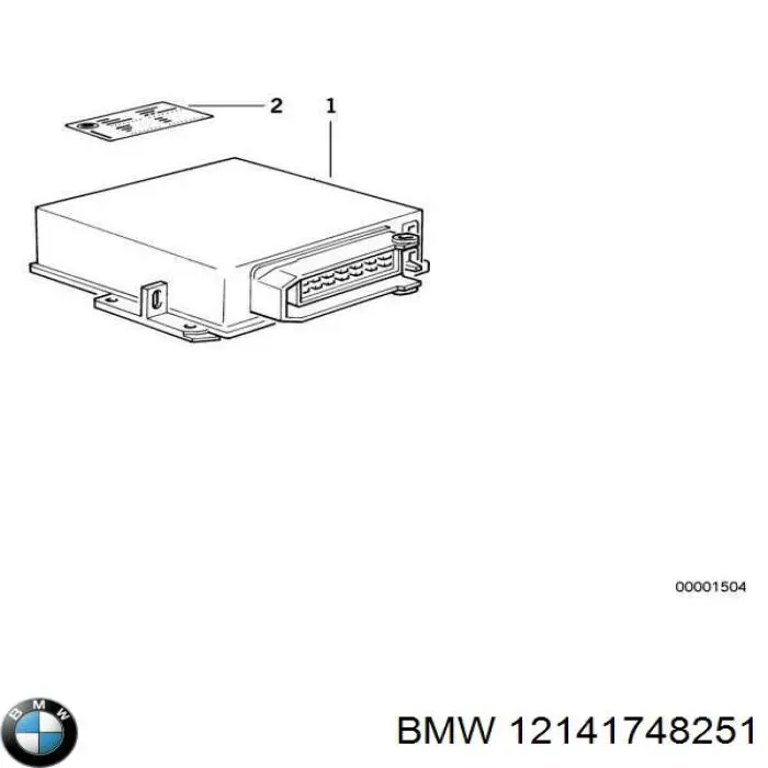 12141738168 BMW Блок електронного управління
