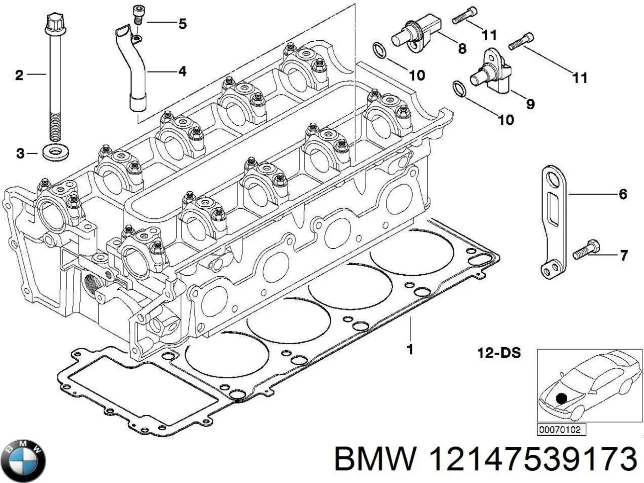 12147539173 BMW датчик положення розподільного