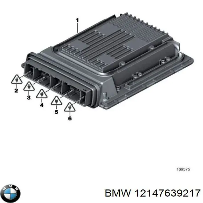 7608712 BMW Блок електронного управління