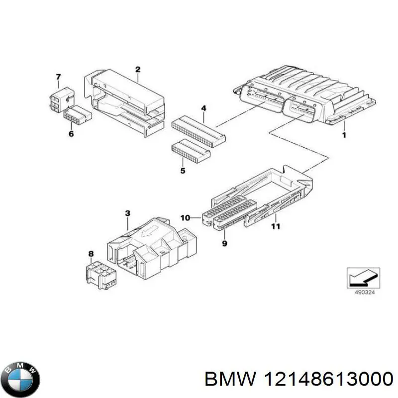 12147609656 BMW Блок електронного управління