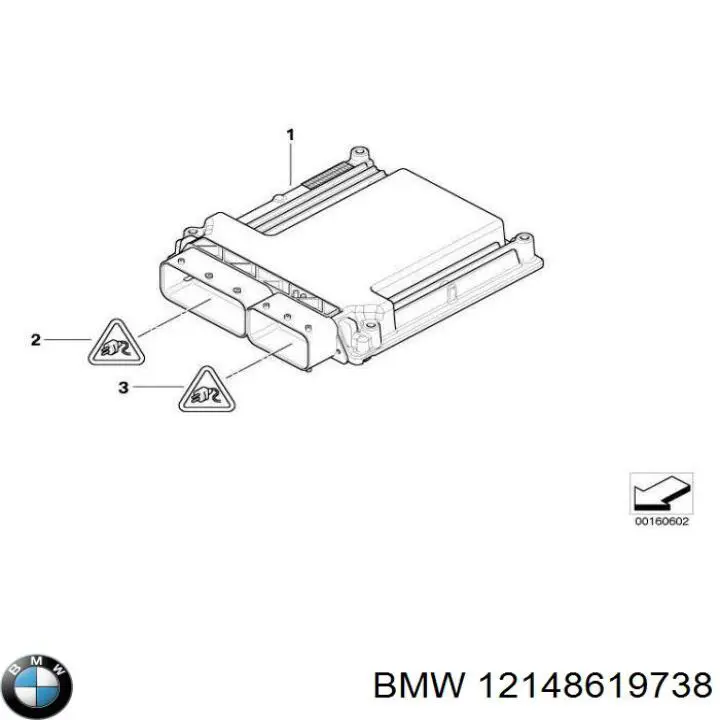 ЕБУ BMW 12148619738 ціна, від 360.97 USD