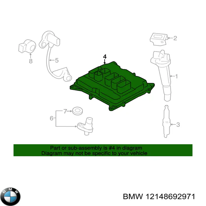 12148692971 BMW Блок електронного управління