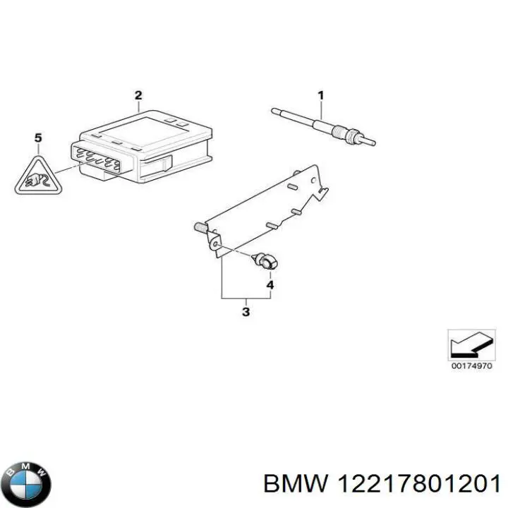 Реле управління BMW 12217801201 ціна, від 110.22 USD