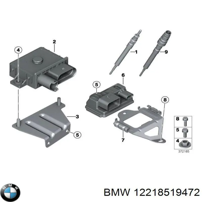 12218519472 BMW Реле свічок накалу