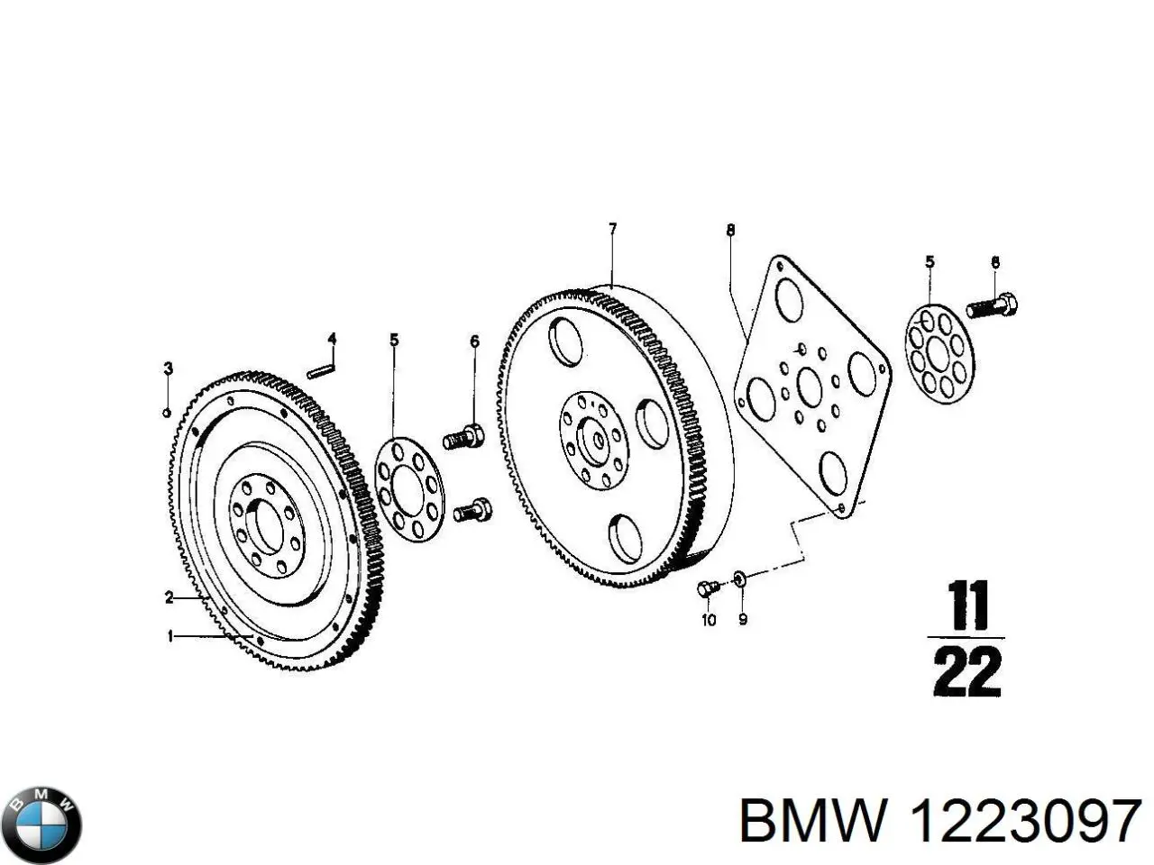 Купити 1207540 BMW Диск зчеплення