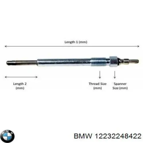 Свічка накалу 12232248422 BMW
