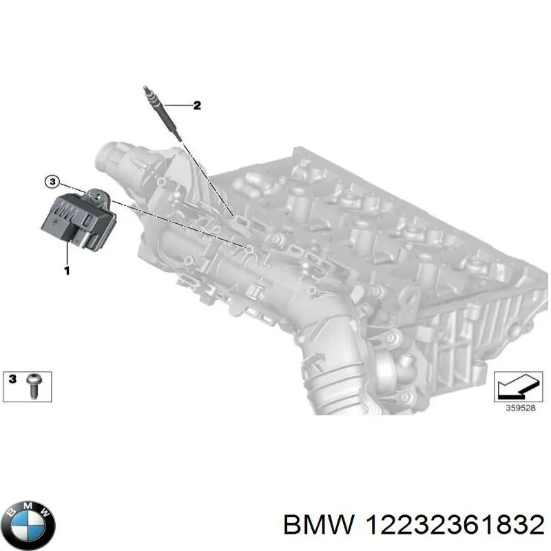 Свіча накалу BMW 12232361832 ціна, від 97.31 USD