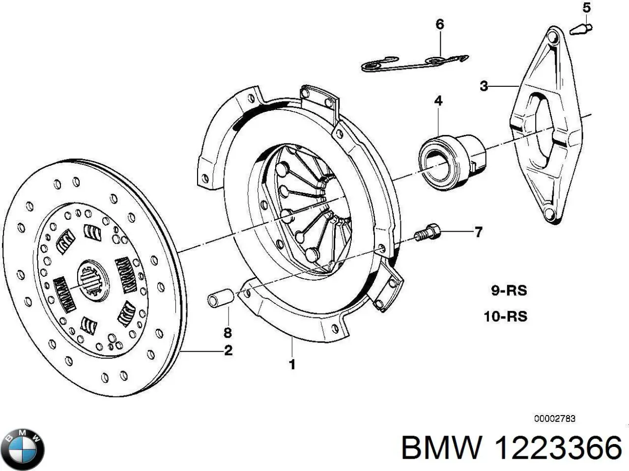 Купити 1223366 BMW Підшипник включення зчеплення