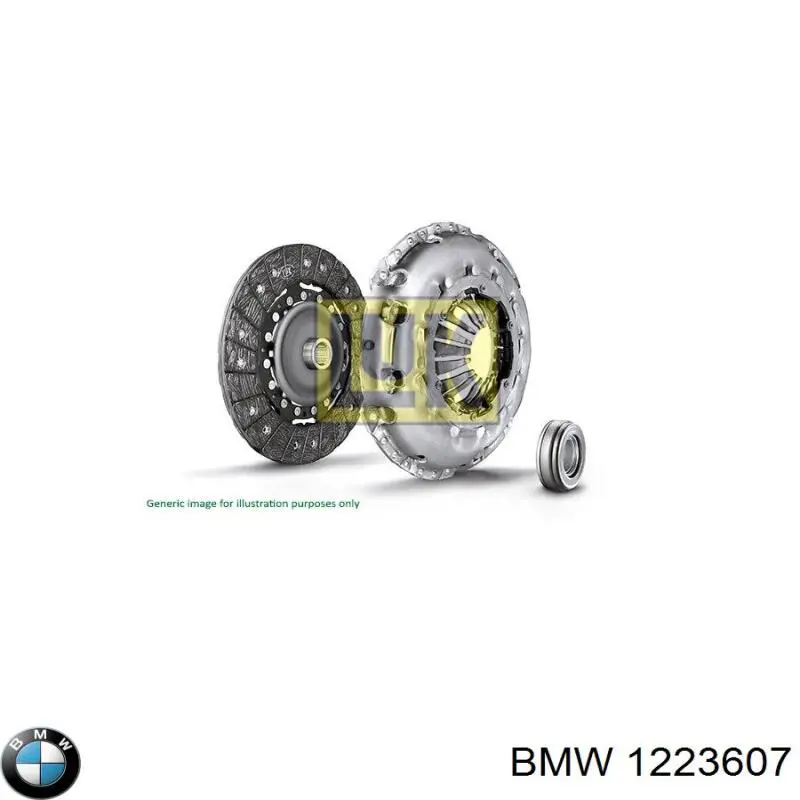 Комплект зчеплення (3 частини) 1223607 BMW