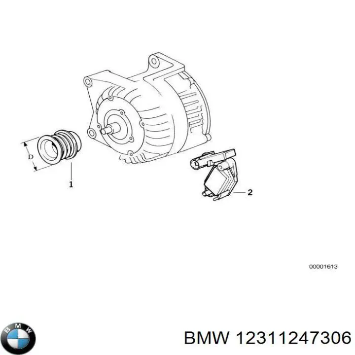 Шків водяної помпи BMW 12311247306 ціна, від 86.52 USD