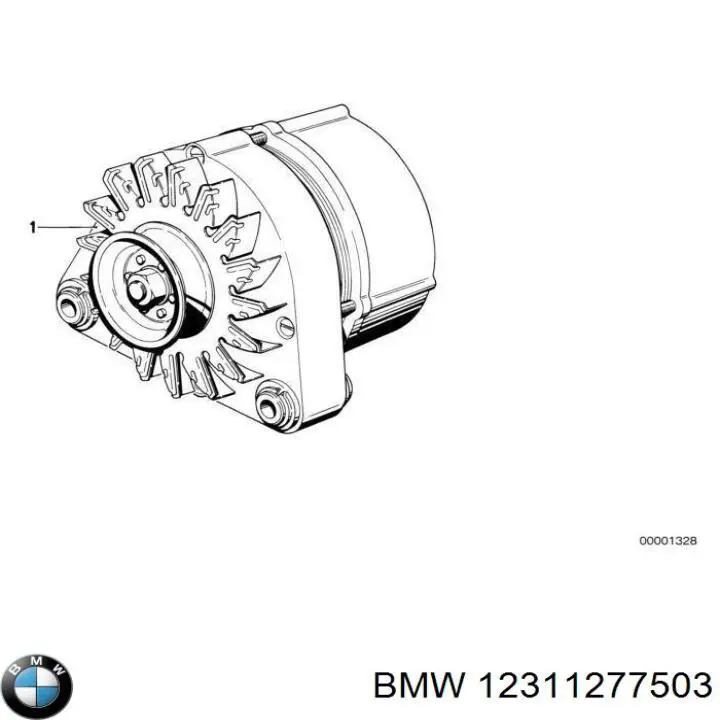 Генератор 12311277503 BMW