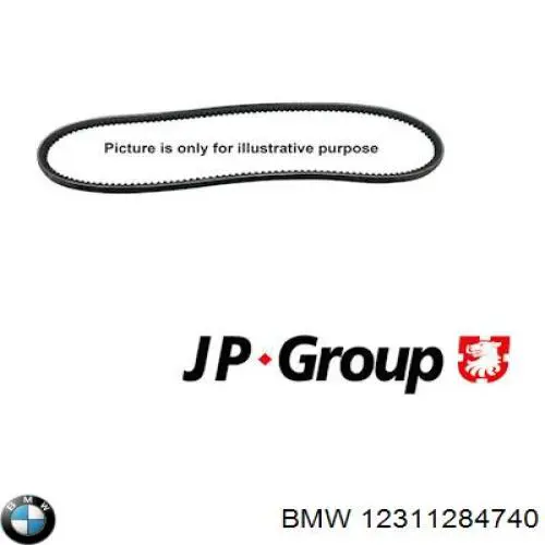 Ремінь генератора 12311284740 BMW