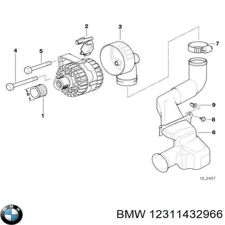 Купити 12311432966 BMW 
