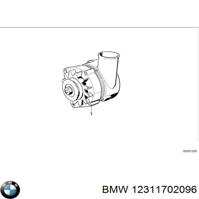 1702096 BMW Авто генератор
