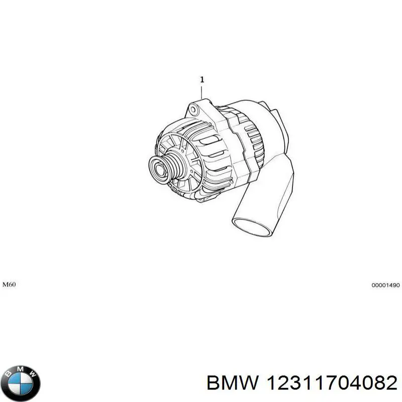 Генератор автомобільний BMW 12311747204