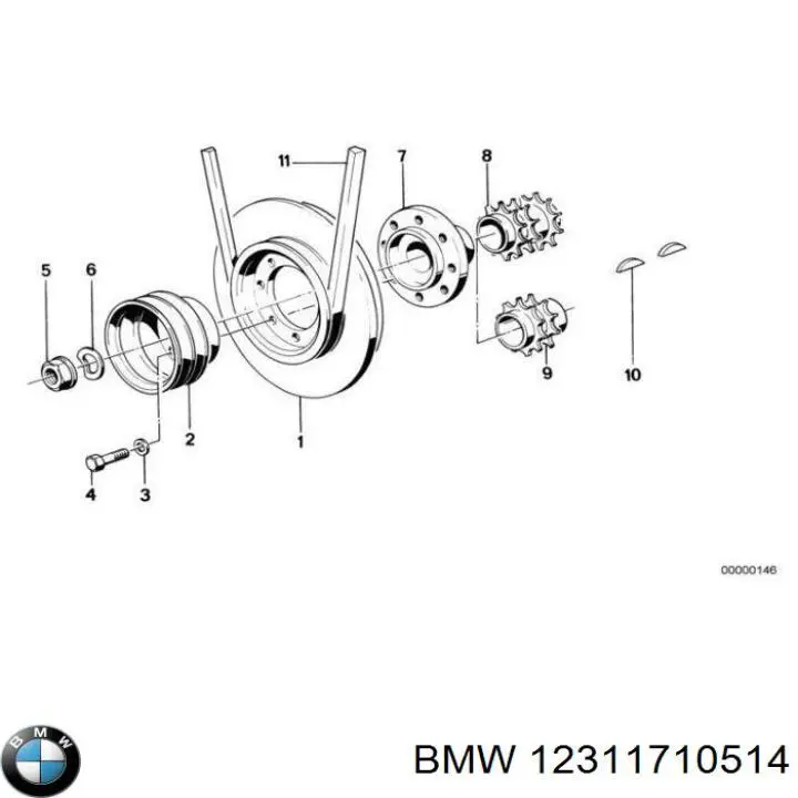  BMW 12311710514 ціна, від 6.33 USD