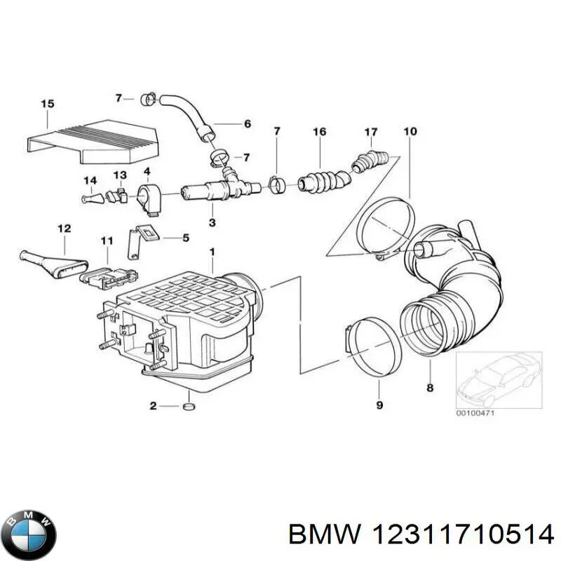 Купити 12311710514 BMW 