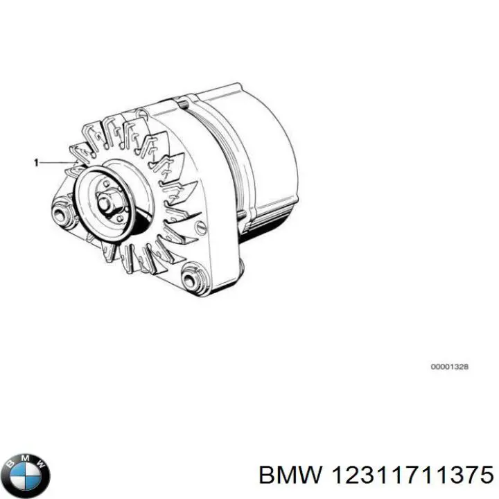 Генератор автомобільний BMW 12311289403