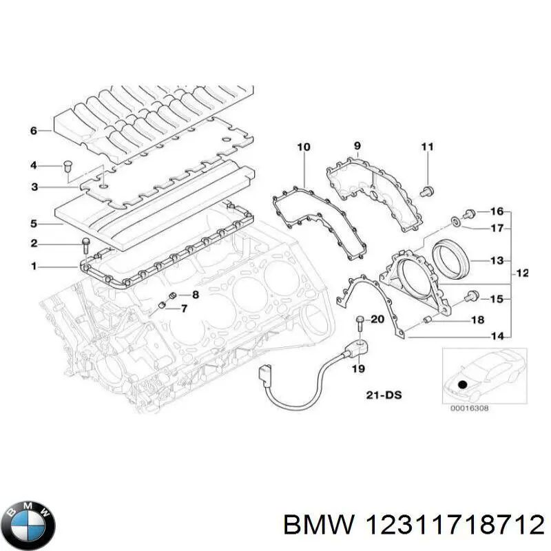 Купити A0259979548 Mercedes Прокладка маслозабірника