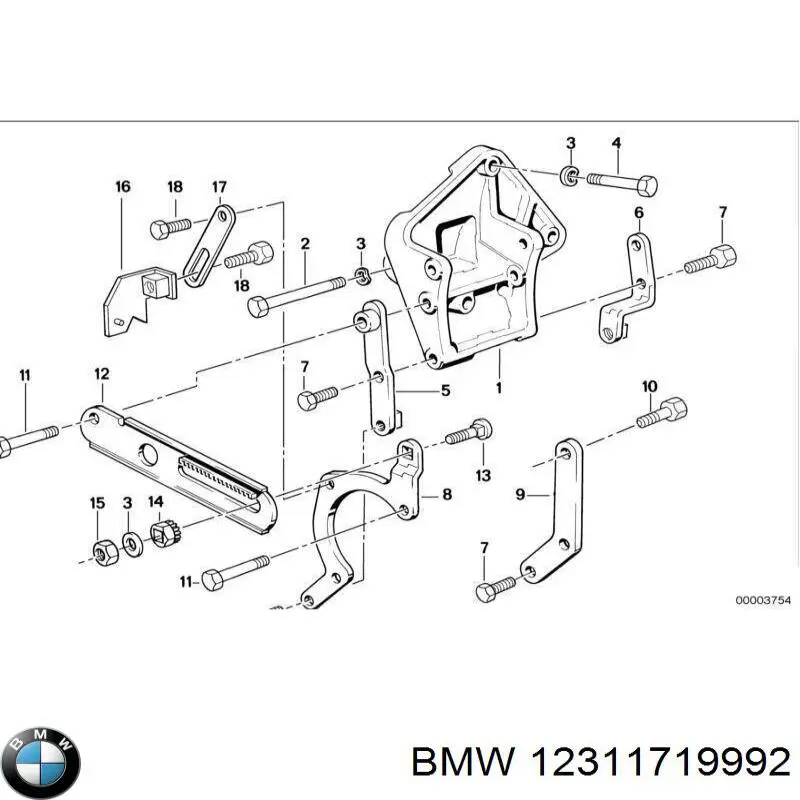  BMW 12311719992 ціна, від 10.00 USD