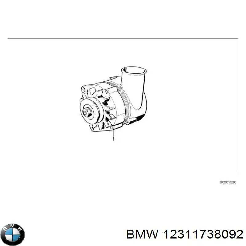 Генератор BMW 12311735404 ціна, від 184.23 USD