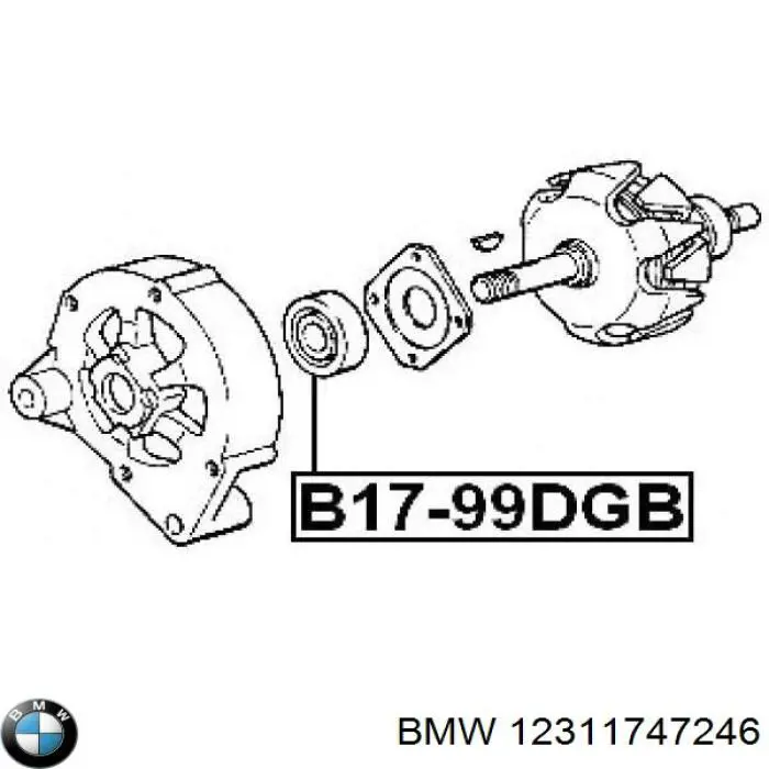 12311747246 BMW підшипник генератора
