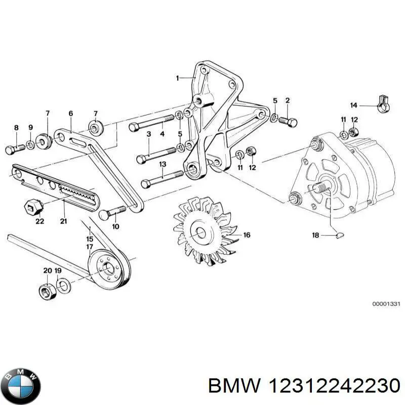  BMW 12312242230 ціна, від 38.00 USD